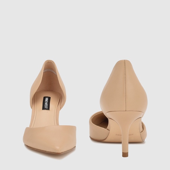 NINE WEST ARIVE D'ORSAY Nude Pointed Toe Pumps - Picture 3 of 7